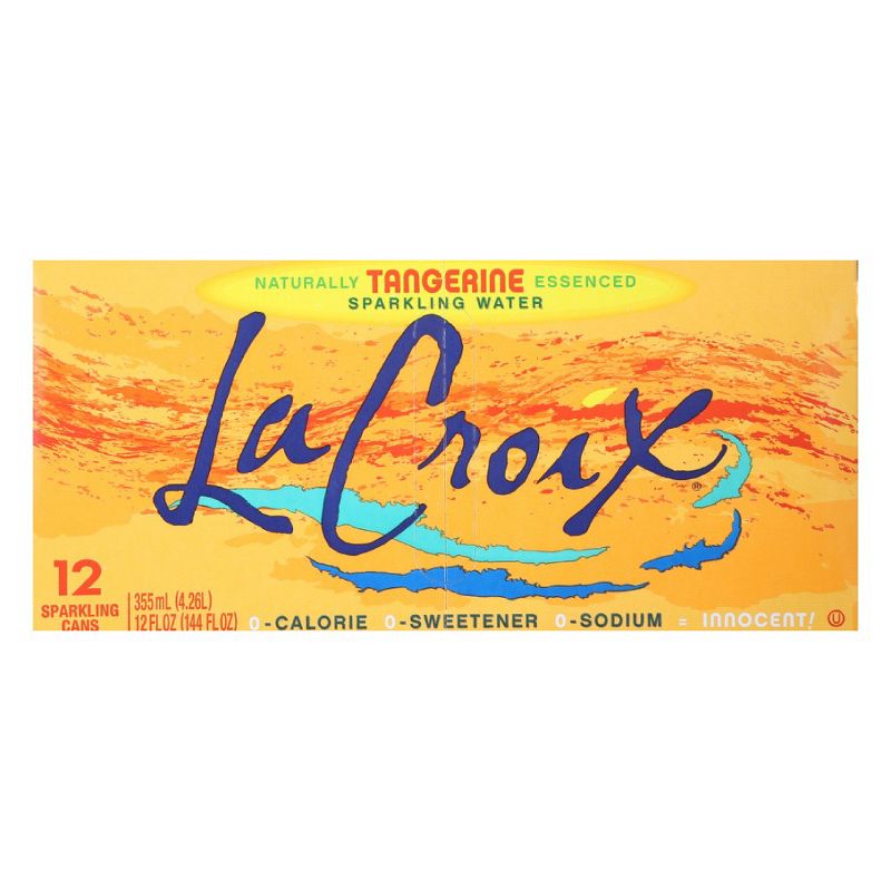La Croix Tangerine Sparkling Water - Case of 2/12 pack, 12 oz, 4 of 8