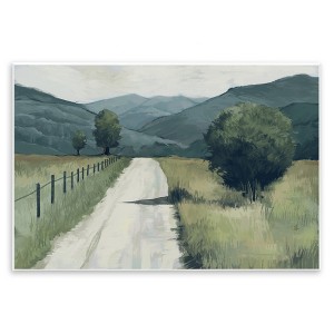 Stupell Industries Farmland Fields Green Landscape Wall Plaque Art - 1 of 4