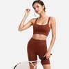 Anna-Kaci Active Women's Strappy Back Sports Bra with Crisscross Design - 3 of 4