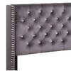 Passion Furniture Julie Light Tufted UpholsteLow Profile Full Panel Bed - 4 of 4