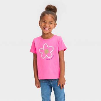 Toddler 'Flower Growing Everyday' Short Sleeve T-Shirt - Cat & Jack™ Pink
