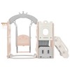 Toddler Playset with Slide,Toddler Slide,Slide for Kids with Basketball Hoop,Ball,Ring Toss,Kids Slide Toddler Playground Toddler Slide - 2 of 4