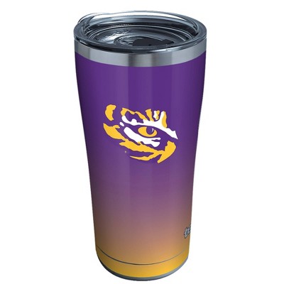 NCAA LSU Tigers 20oz Ombre Stainless Steel Tumbler with Lid