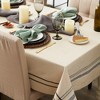 Design Imports  French Stripe Tablecloth - 3 of 4