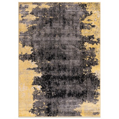 World Rug Gallery Distressed Abstract Area Rug