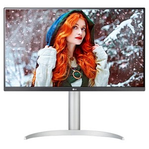 Manufacturer Refurbished LG 27UP650-W Gaming FreeSync 27" IPS Monitor, Silver - 1 of 3