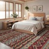 Washable Vintage Rug Non Slip Low Pile Rug Soft Throw Floor Cover Retro Distressed Foldable Indoor Carpet for Living Room Bedroom Playroom Nursery - 4 of 4