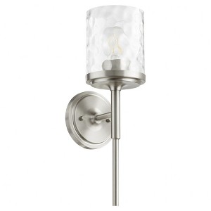 Quorum Lighting Starky 1 - Light Wall Light in  Satin Nickel - 1 of 1