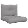 vidaXL Pallet Cushions 2 pcs Gray Fabric - 2 of 4