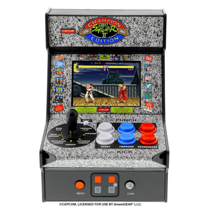MyArcade Street Fighter II Champion Edition Micro Player Retro Arcade, 6 of 8