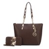 MKF Collection Ximena Women’s Tote Bag with matching Wristlet Wallet by Mia K - 2 of 4