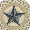 Earth Rugs Hand-Stenciled Barn Star Jute Trivet – Natural Fiber Hot Pad for Country Kitchens - 3 of 3