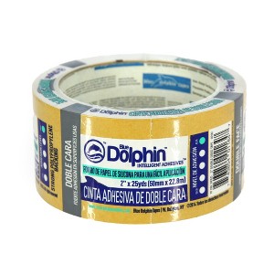 Blue Dolphin Tapes Double Sided Tape, 2 In. X 25 Yd. - 1 of 1