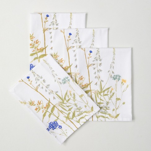 Martha Stewart 3pk Cotton Herbs Printed Kitchen Towels