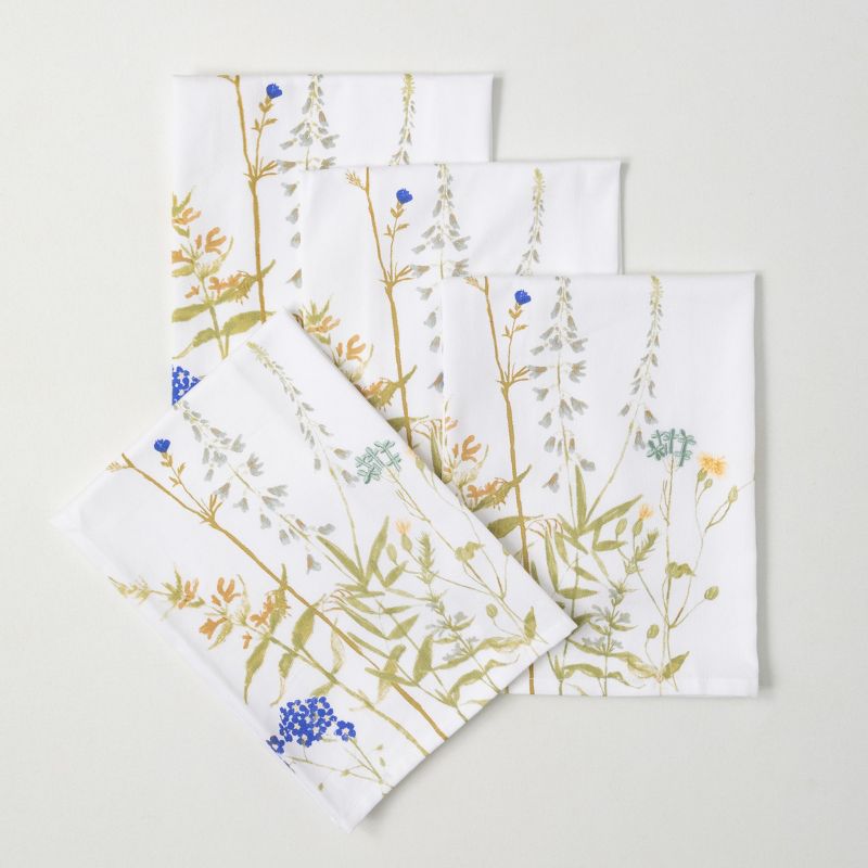Sullivans Herb Print Tea Towel Set of 4, 10.5"H Multicolored, 1 of 5