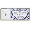 Stay Forever Young September Birthday Girl Blue Heart Pendant 18 Inch Silver Plated Birthstone Necklace in Jewelry Box - 3 of 3