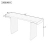 60" Modern Rectangular Console Table, Large Entryway Table, Stylish Sofa Table for Living Room, Entryway, or Hallway-Panipeachy - 4 of 4