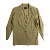 Women's Wo's Pinstripe One Button Blazer Jacket - FRNCH - 3 of 4