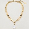 Pompeii3 17" Terry Chain Chunky Heavy Weight Baroque Freshwater Pearl 25mm Pearl Necklace - 2 of 4
