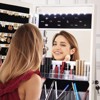 360¡ã Swivel Jewelry Armoire with Full Length Mirror, Jewelry Armoire, Inside Makeup Mirror, Jewelry Organizer, Drawer, 3-Shelfves - 3 of 4