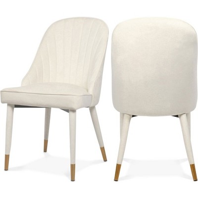 Meridian Furniture,Belle Velvet Dining Chair, Set of 2