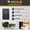 Mule Garage Fan XL, 18 Inch Wall Mount Fan with 3 Speed High Velocity Airflow for Shop, Covered Patio, or Home Gym, Matte Black - 4 of 4