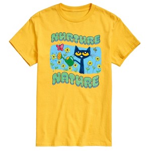 Men's - Pete the Cat - Nurture Nature Short Sleeve Graphic T-Shirt - 1 of 4