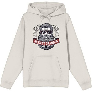 Sexiest Grandpa Alive
 Adult Long Sleeve Hoodie - 1 of 3