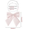 INSPIRE CHIC Women's Metallic Shiny Pre-tied Adjustable Strap Bow Ties - 2 of 4