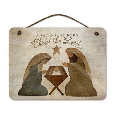 Courtside Market Christ the Lord 16x12 Hanging Artboard with Twine