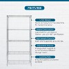 5-Tier Heavy Duty Adjustable Shelves, Metal Storage Rack Shelf Capacity, , 14" W x 36" L x 72" H - 4 of 4