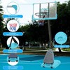 Use for Outdoor Height Adjustable 7.5 to 10ft Basketball Hoop 44 Inch Backboard Portable Basketball Goal System with Stable Base and Wheels - 2 of 4