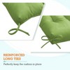 EAGLE PEAK Tufted Outdoor/Indoor High Back Patio Chair Cushions, Set of 2, 46'' x 22'' - 4 of 4