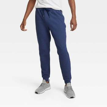 Men's Heavy Waffle Joggers - All in Motion Navy L