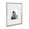 21.5" x 17.5" Matted to 8" x 10" Calter Wall Frame Silver - Kate and Laurel - image 3 of 4