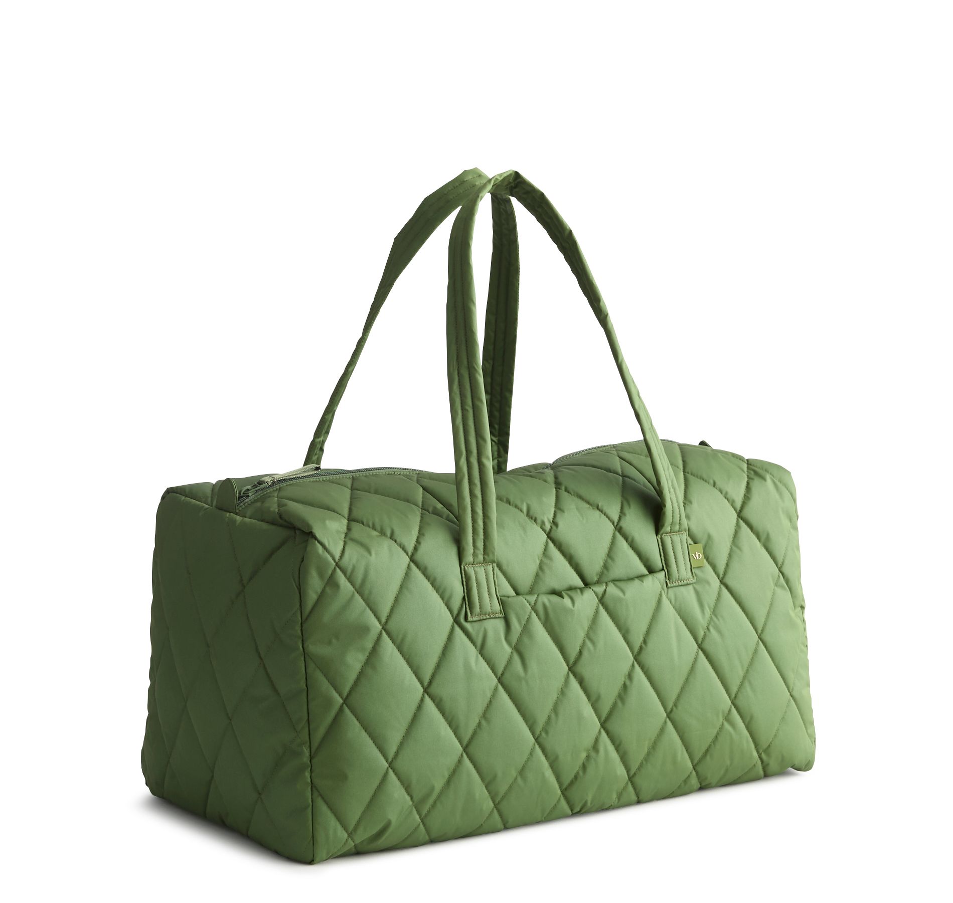 Vera Bradley Women's Outlet Ultralight Large Travel Duffel Bag Pearlized Cedar Green
