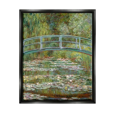 Stupell Industries Bridge Over Lilies Monet Classic Painting