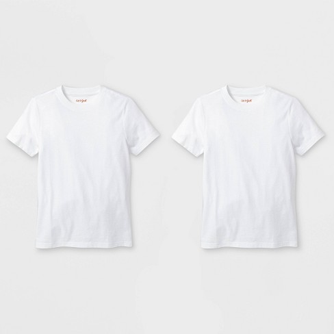 Boys\' 2pk Short Sleeve T-shirt Target : Jack™ - Cat Xs White 
