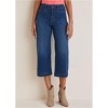 VENUS Womens Sophia Wide Leg Crop Jeans - 3 of 4