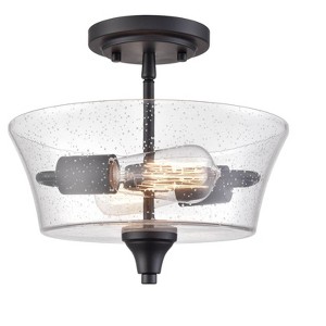 Millennium Lighting Caily 2 - Light Flush Mount in  Matte Black - 1 of 3