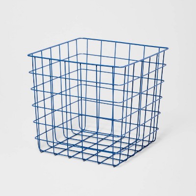 Decorative Wire Basket Square Blue - Brightroom™