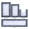 Torrent Collection 4 Piece 100% Soft Cotton Tufted Weave Bath Rug Set, Ombre Pattern, Super Soft & Absorbent, Machine Washable Bathroom Mats - 2 of 4