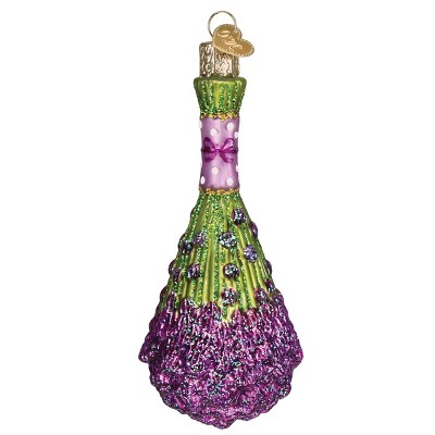 Old World Christmas Bunch of Lavender Glass Blown Ornament for Christmas Tree, Handcrafted Holiday Decoration, Garden Collection