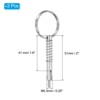 Unique Bargains 316 Stainless Steel Quick Release Pin with Drop Cam and Spring 2 Pcs - 2 of 4