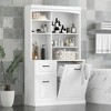 TiramisuBest 70.9'' Tall Free Standing Organizer with Drawers & Adjustable Shelves,Bathroom Storage Cabinet with Tilt-Out Hamper - 3 of 4