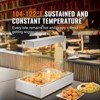 VEVOR French Fry Food Warmer, 750W Commercial Food Heating Lamp, Electric Stainless Steel Warming Light Dump Station, Countertop 104-122°F - 3 of 4