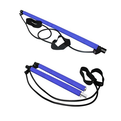 Link Pilates Bar Stick Resistance Band For Portable Gym Home Fitness  Exercise - Blue : Target