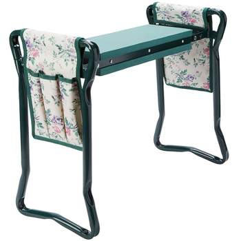 The Lakeside Collection Garden Planting Bench with Tool Organizer