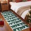 Runner Rug, Washable Low Pile Christmas Carpet, Soft Non Slip Indoor Mat for Kitchen, Entryway or Living Room - 4 of 4