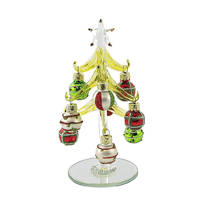 Christmas 6.0" Holiday Ball Christmas Tree Star  Glittered Gold Crest Distributing  -  Decorative Figurines, 1 of 4